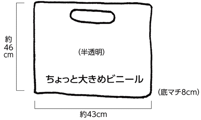 ちょっと大きめビニール